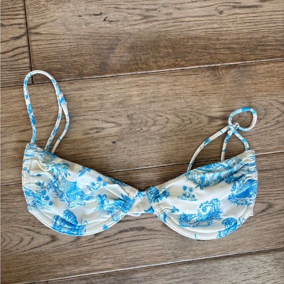 White Fox Boutique More Than A Dream Bikini Top Cerulean XS - Picture 3 of 7